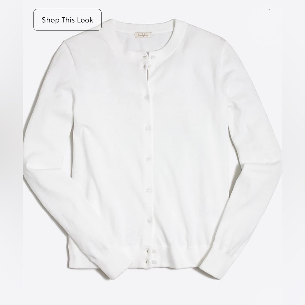 J. Crew Classic cotton cardigan sweater